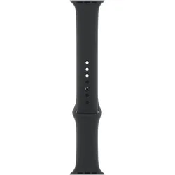 Apple Sport Band (42 mm, Fluorelastomer), Uhrenarmband, Schwarz