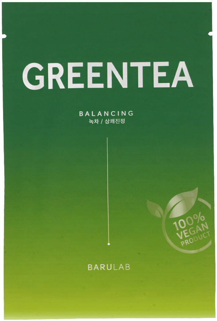 Barulab Green Tea Balancing The Clean Vegan Mask 23 g