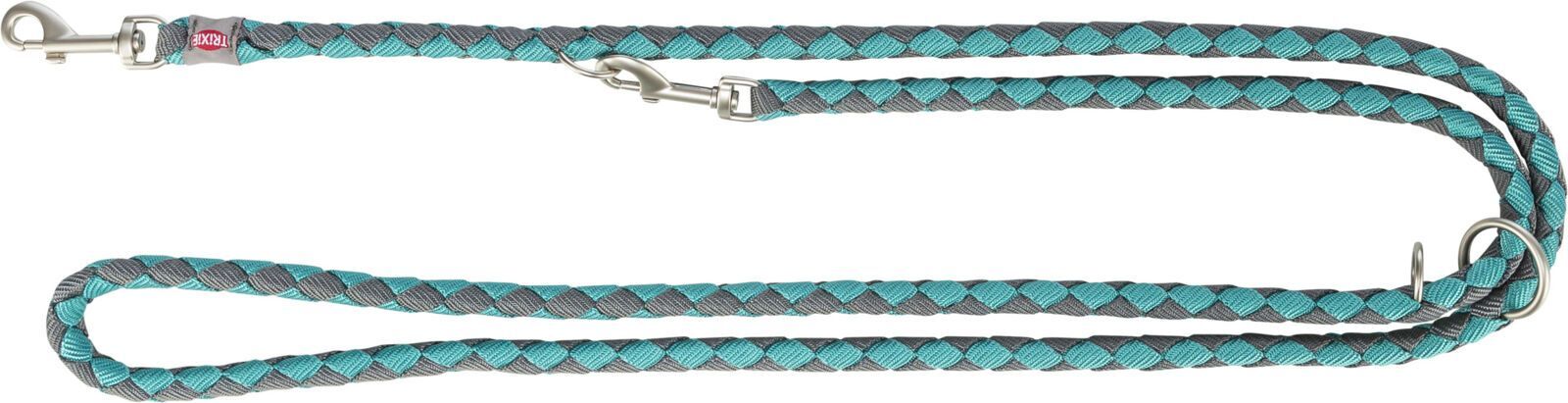 TRIXIE Cavo Verlängerungsleine S–M, aqua/grafit