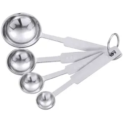 Messlöffelsatz aus Edelstahl 13 cm lang