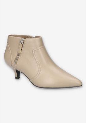 Women's Annalee Bootie by Easy Street in Almond (Size 9 M)