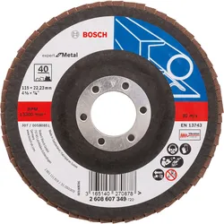 Bosch Fächerschleifscheibe X551 Expert for Metal, gerade - 2608607349