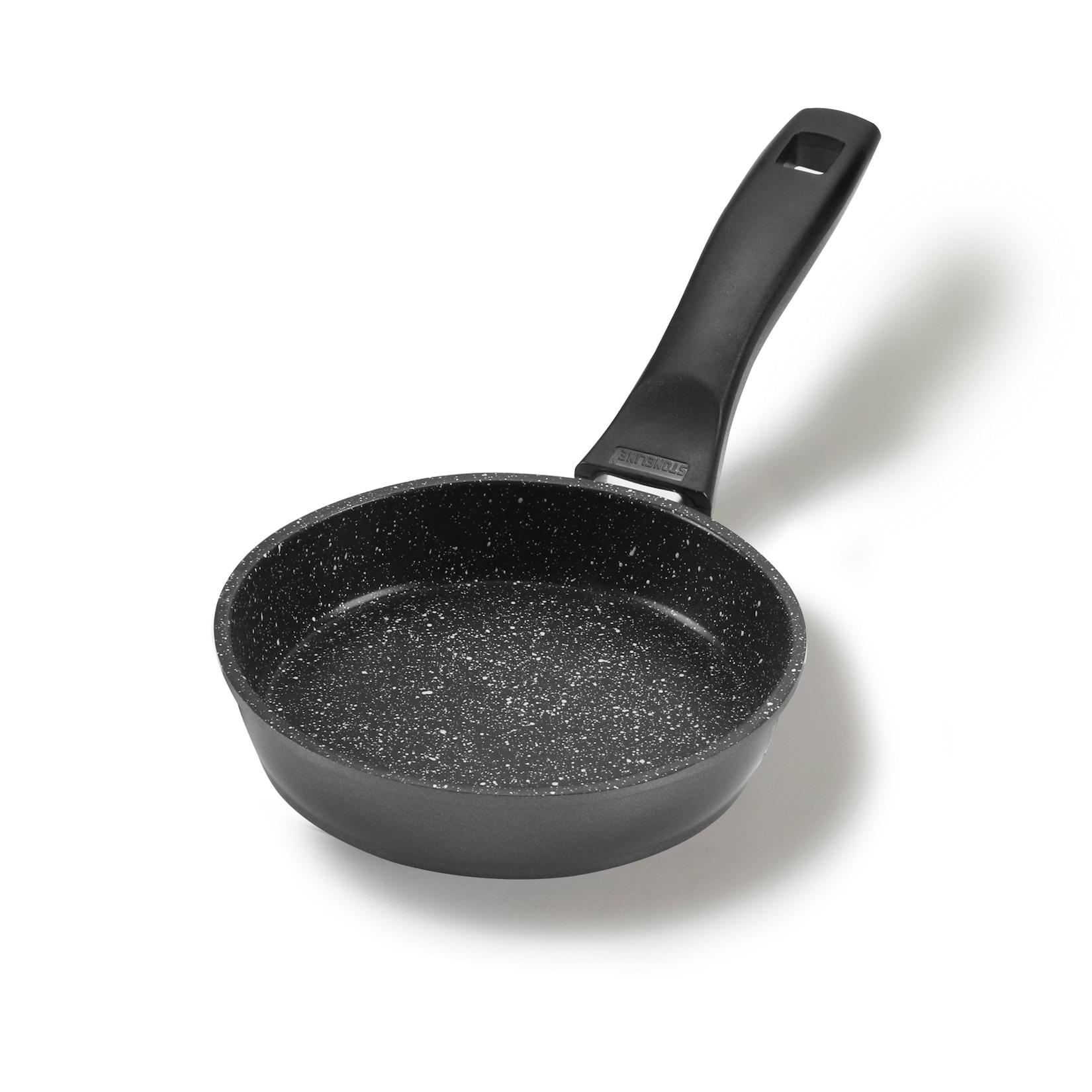 STONELINE Bratpfanne, 14 cm, antihaftbeschichtete Pfanne mit echten Steinpartikeln, alle Herdarten inkl. Induktion, fettfreies Braten