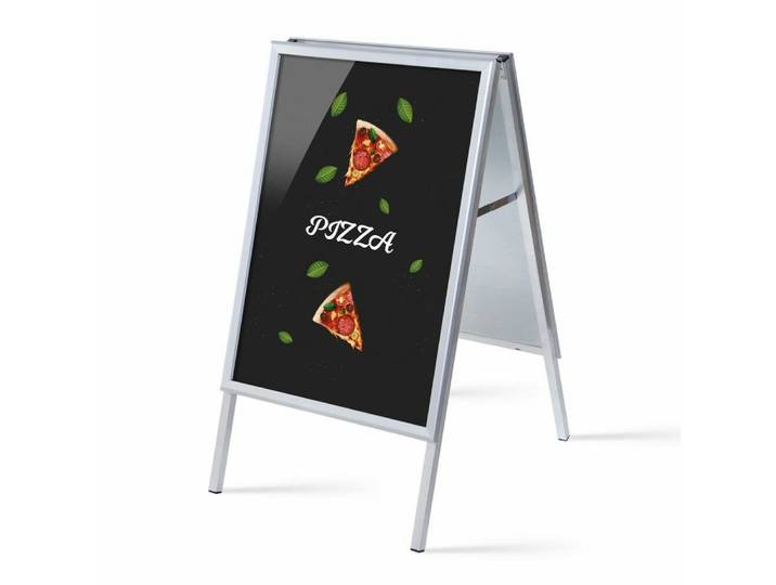 Showdown Displays Standregal A1 - Komplett-Set - Pizza - Schwarz, 1-tlg.