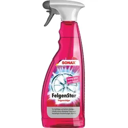 SONAX Felgen Star, 750 ml zur Reinigung von Stahl und lackierten Alufelgen