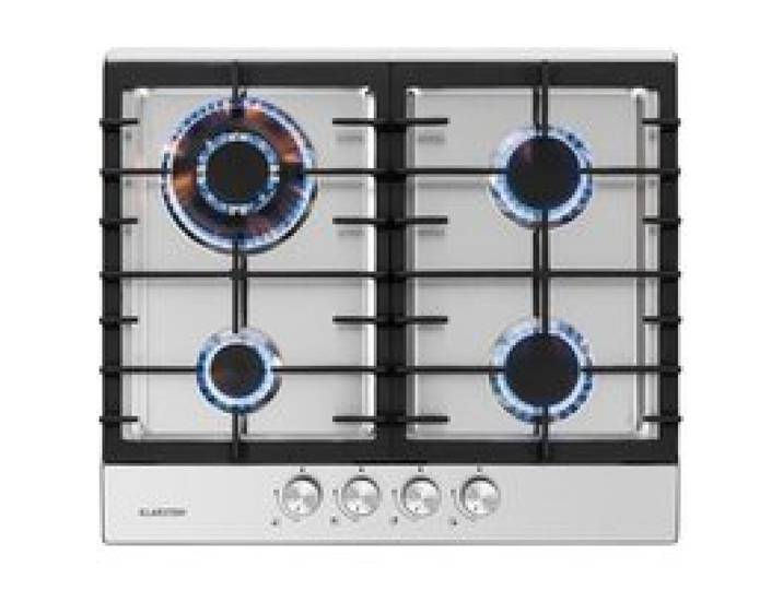 Klarstein Ignito 4 Table de cuisson à gaz 4 zones 4 brûleurs - Inox argent