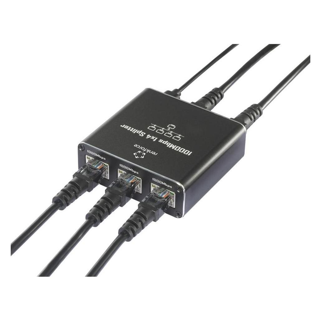 Renkforce RF-GES-400 Netzwerk Switch RJ45 4 Port USB-Stromversorgung (RF-6739680)
