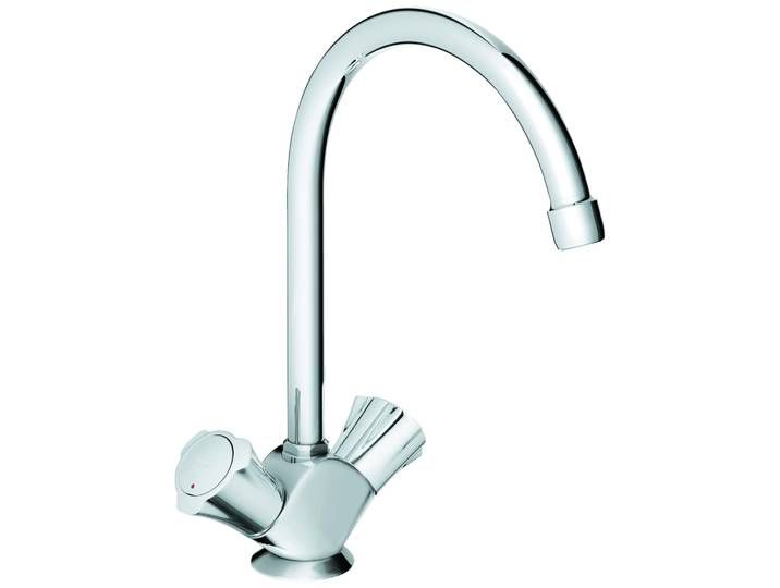 GROHE Costa Mitigeur d'évier à deux poignées\, saillie 182mm\, orientable\, 31831001