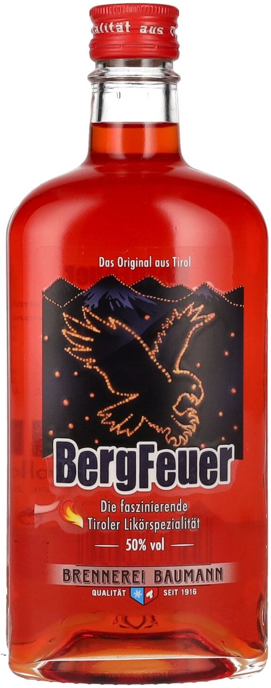 Tiroler Kräuterdestillerie Baumann Baumann BergFeuer Likör 50% Vol. 0,5l