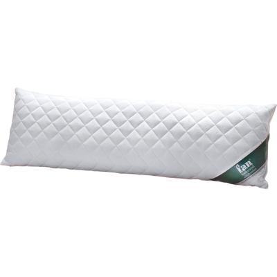 Seitenschläferkissen FAN, weiß, B:140cm L:40cm, Baumwolle, Polyester, Funktionskissen, Seitenschläferkissen, kochfestes Seitenschläfer-/Stillkissen