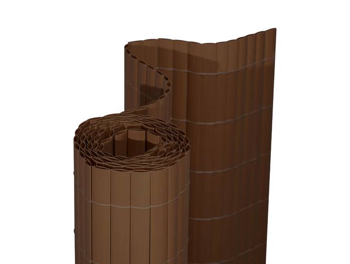 Premium PVC Sichtschutzmatte 140x300 cm, braun JAROLIFT
