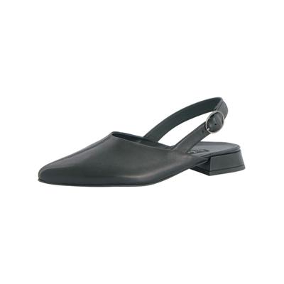 Slingpumps PAUL GREEN "Paul Green Pumps Glattleder", Damen, Gr. 39, schwarz, Glattleder, Schuhe Slingpumps