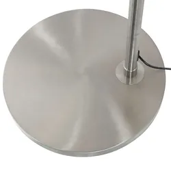 Steinhauer Stehleuchte 2-fl. "Ringlux" 4130ST Stahl STE-4130ST