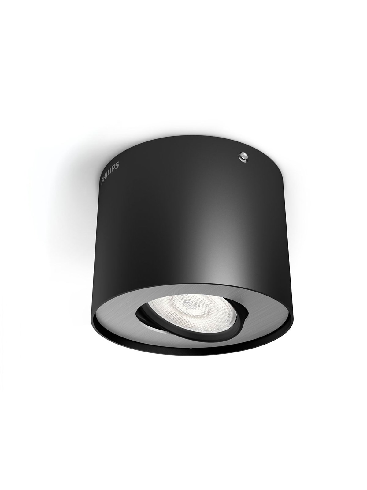 Philips Phase single spot black 1x4.5W SELV