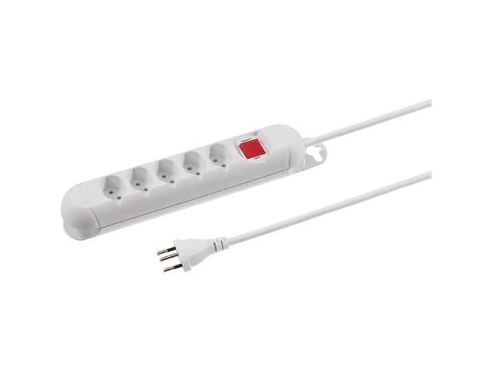 STEBA STRONG Steckerleiste Elektrokleinteil Weiss Kunststoff