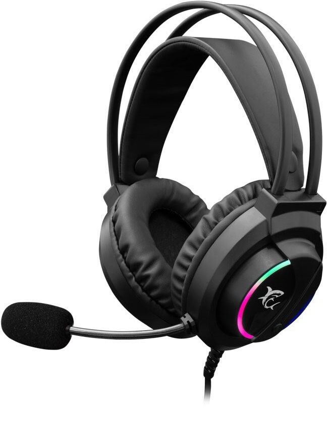 White Shark WOLF On-Ear Gaming Headset - Sort