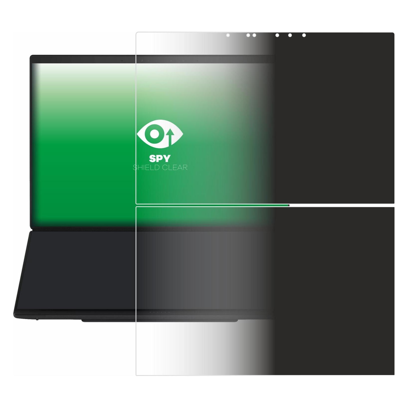 upscreen Sichtschutzfolie für ASUS ZenBook Duo UX8407 Anti-Spy Privacy Folie Blaulicht-Schutz (14") (3562133)