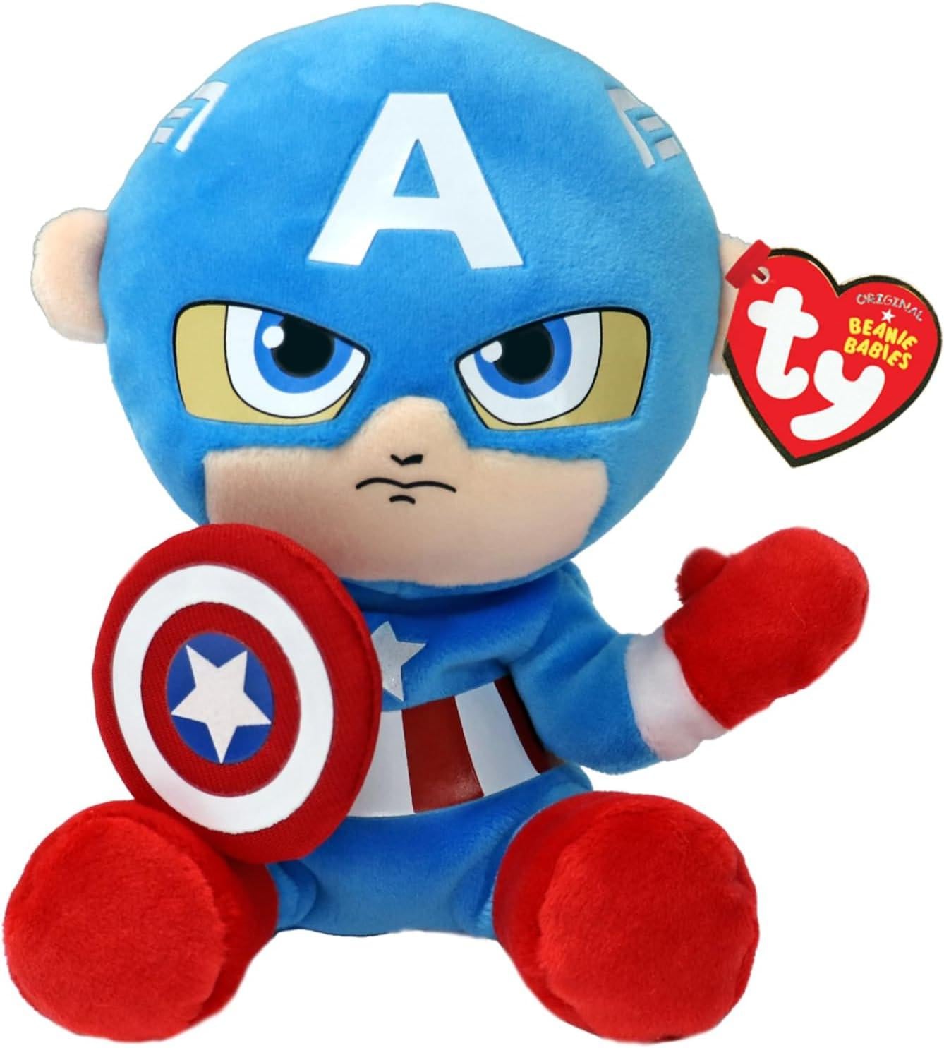 Marvel Captain America Pluche knuffel - 15 cm