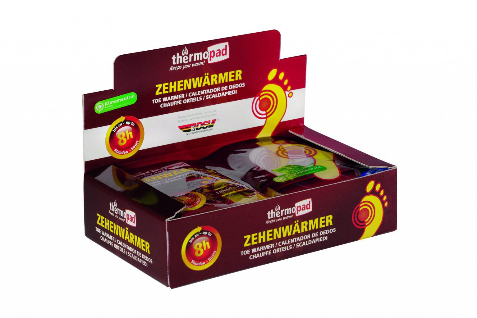 thermopad® Zehenwärmer selbstklebend 7,0 x 9,50 cm, weiß 78120