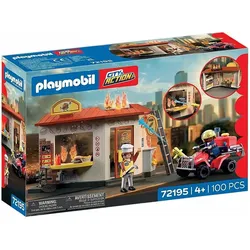 Playmobil Feuerwehr-Quad mit Burger-Bude
