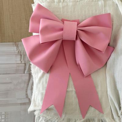 Youfap Market Big DIY Giant Bow, Christmas Tree Decorations, Front Door Display, Birthday Party Wedding Home Decor Unfinished Kit pink s