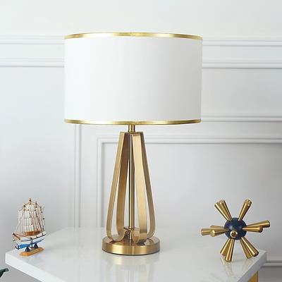Tisch lampe eisen tisch lampe amerikanischen schreibtisch lampe schlafzimmer nacht lampe moderne wohnzimmer studie schreibtisch tisch licht gold schreibtisch lampen