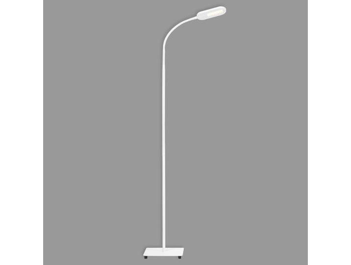BRILONER OFFICE STEP LED Stehlampe, Touchfunktion, CCT Farbtemperatursteuerung, Dimmbar, Schwenkbar, weiß, 21 x 21 x 128 cm