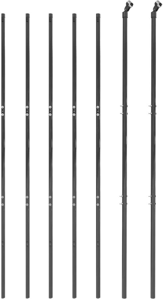 Dakota Fields Nelda Fence Panels Fencing Anthracite 140cm H x 1000cm W