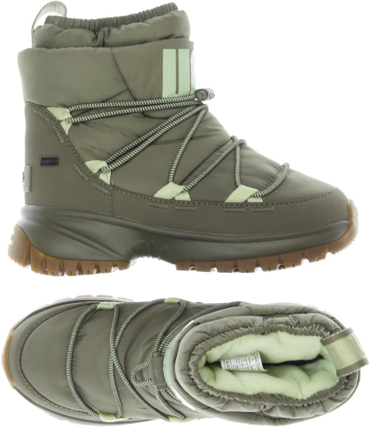 UGG Damen Stiefelette, Grün, Gr. EU 36, Kunstleder - Second Hand