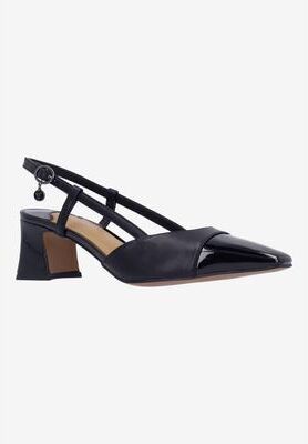 Women's Cyrene Slingback Pump by J. Renee in Black (Size 6 M)