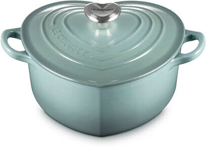 Le Creuset Sea Salt Cast Iron 20cm Heart Casserole