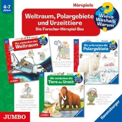 W?W?W?:Weltraum,Polargebiete und Urzeittiere Box - , CD, 4012144354327