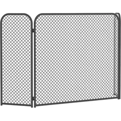 KAMINSCHUTZGITTER Metall Schwarz