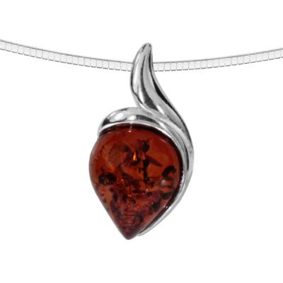Kette mit Anhänger OSTSEE-SCHMUCK "- Gleiter-Maren - Silber 925/000 - Bernstein" Gr. 42, silber (silber 925, silberfarben, weiß), Schmuck_Sets, Damen, 42, Silber 925 (Sterlingsilber)