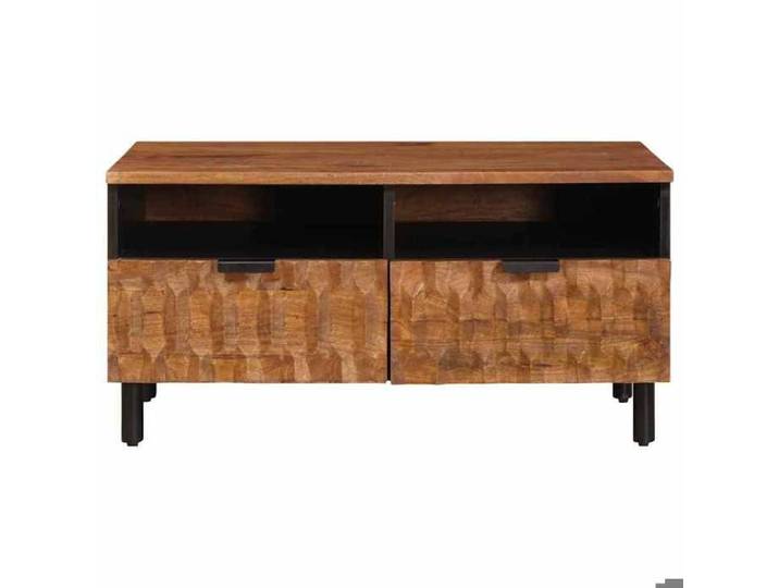 PROMOTION Table basse Table de salon VENT-FLASH Table de Canapé Marron 80x54x40 cm Bois de mangue massif 852115