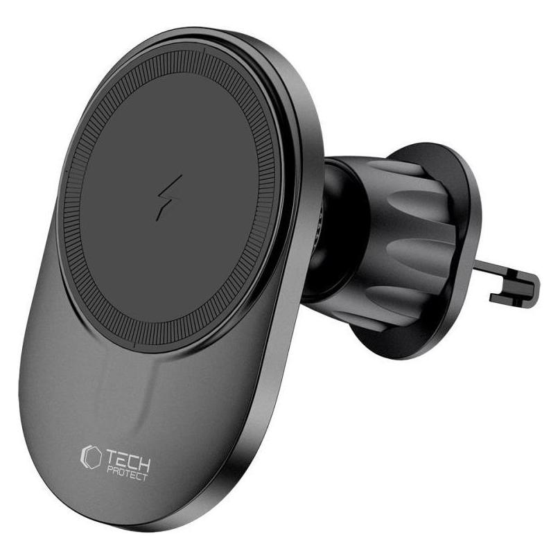 Tech-Protect MM15W-V1 car phone holder with MagSafe 15W inductive charger for cockpit / air vent - b (22650-0)