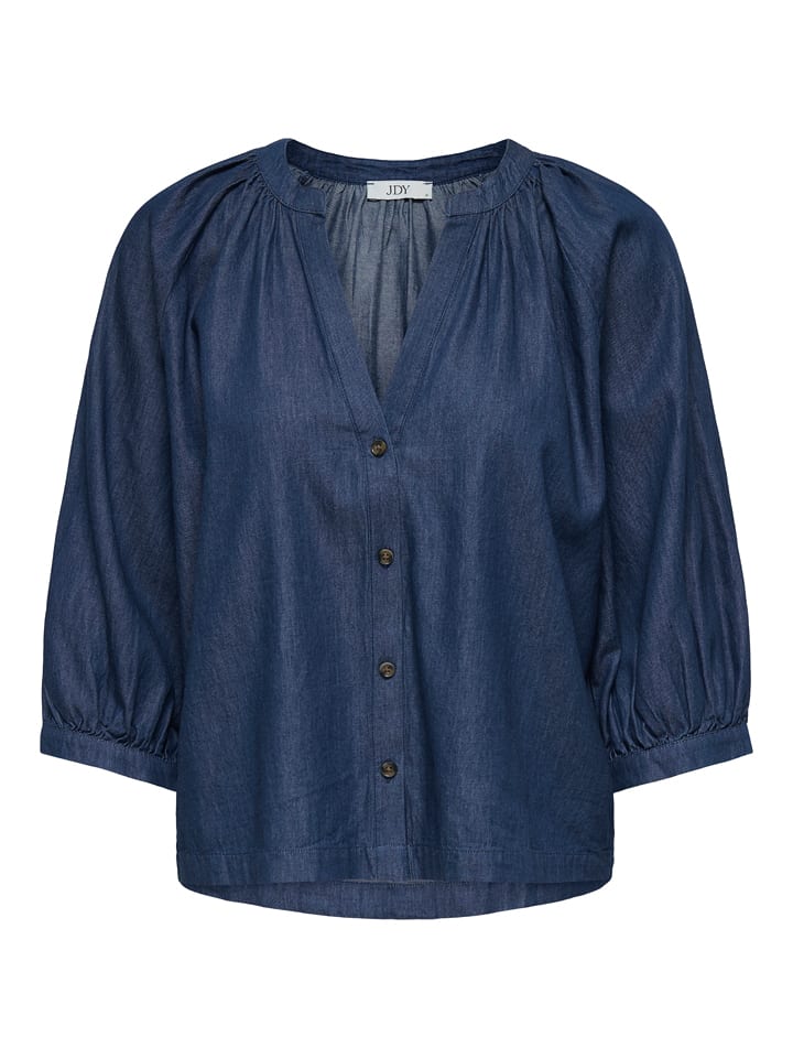 JDY Bluse "Kai" in Dunkelblau - XL