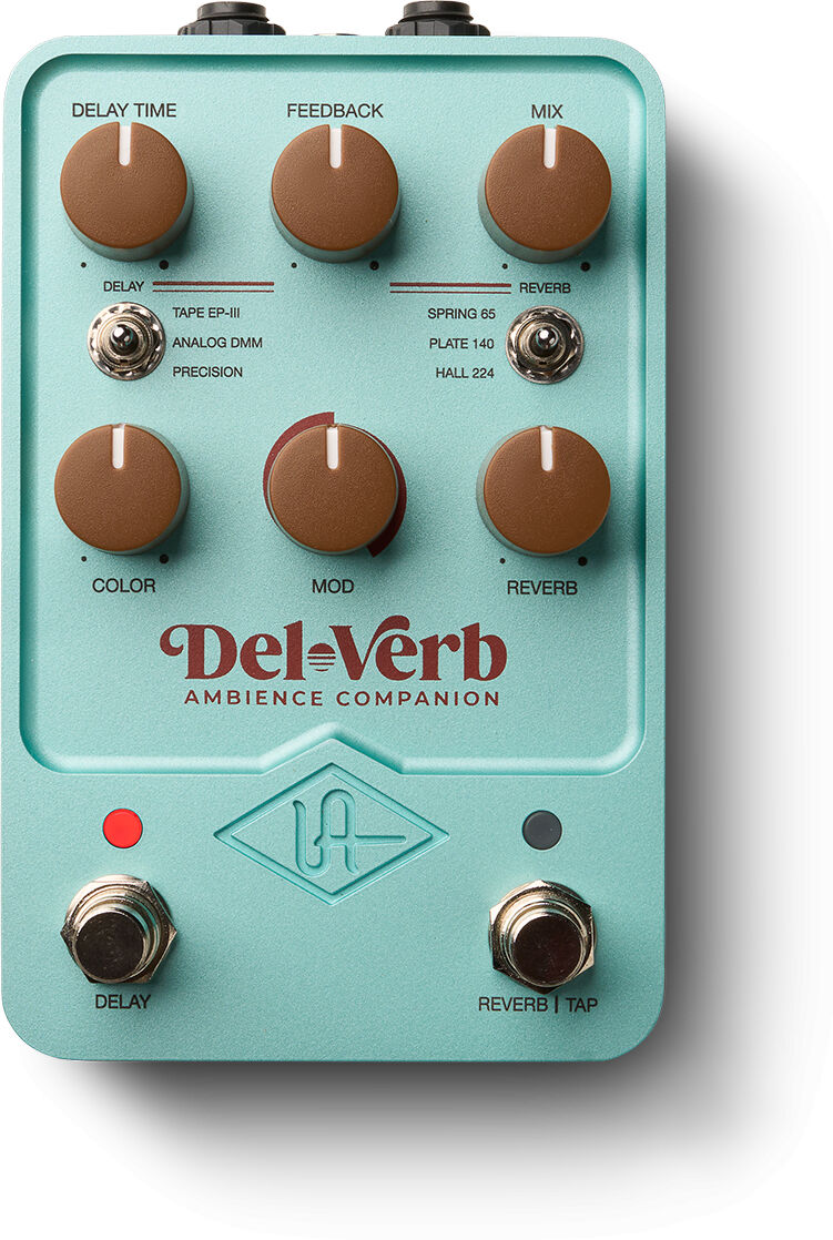 Universal Audio UAFX Del-Verb Ambience Compan. Outros efeitos para guitarra elétrica