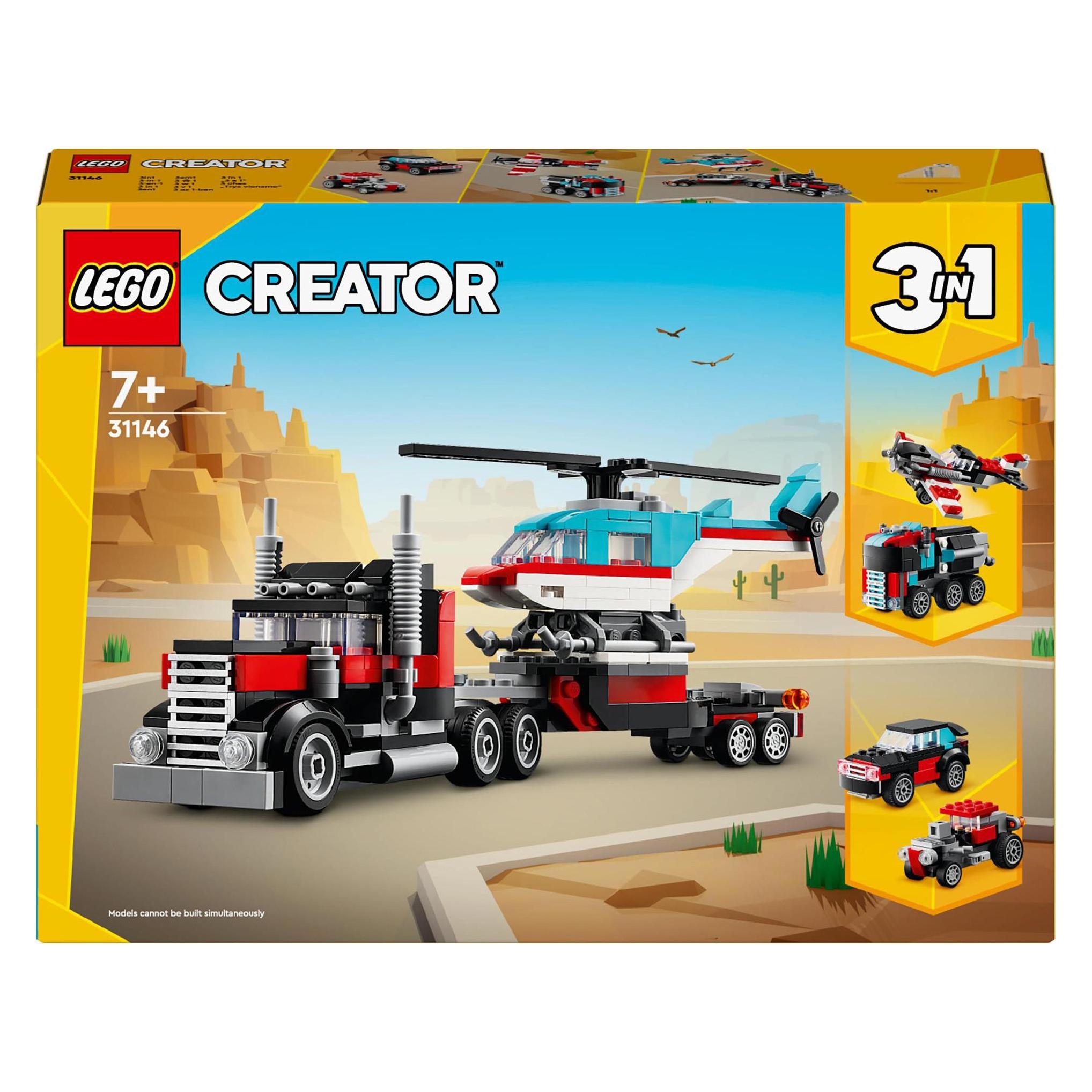 LEGO Tieflader mit Hubschrauber (31146, LEGO Creator 3-in-1) (31146)