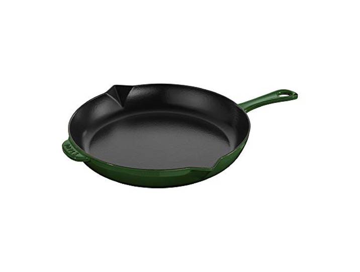 Staub Bratpfanne aus Gusseisen, 25,4 cm, Basilikum, hergestellt in Frankreich