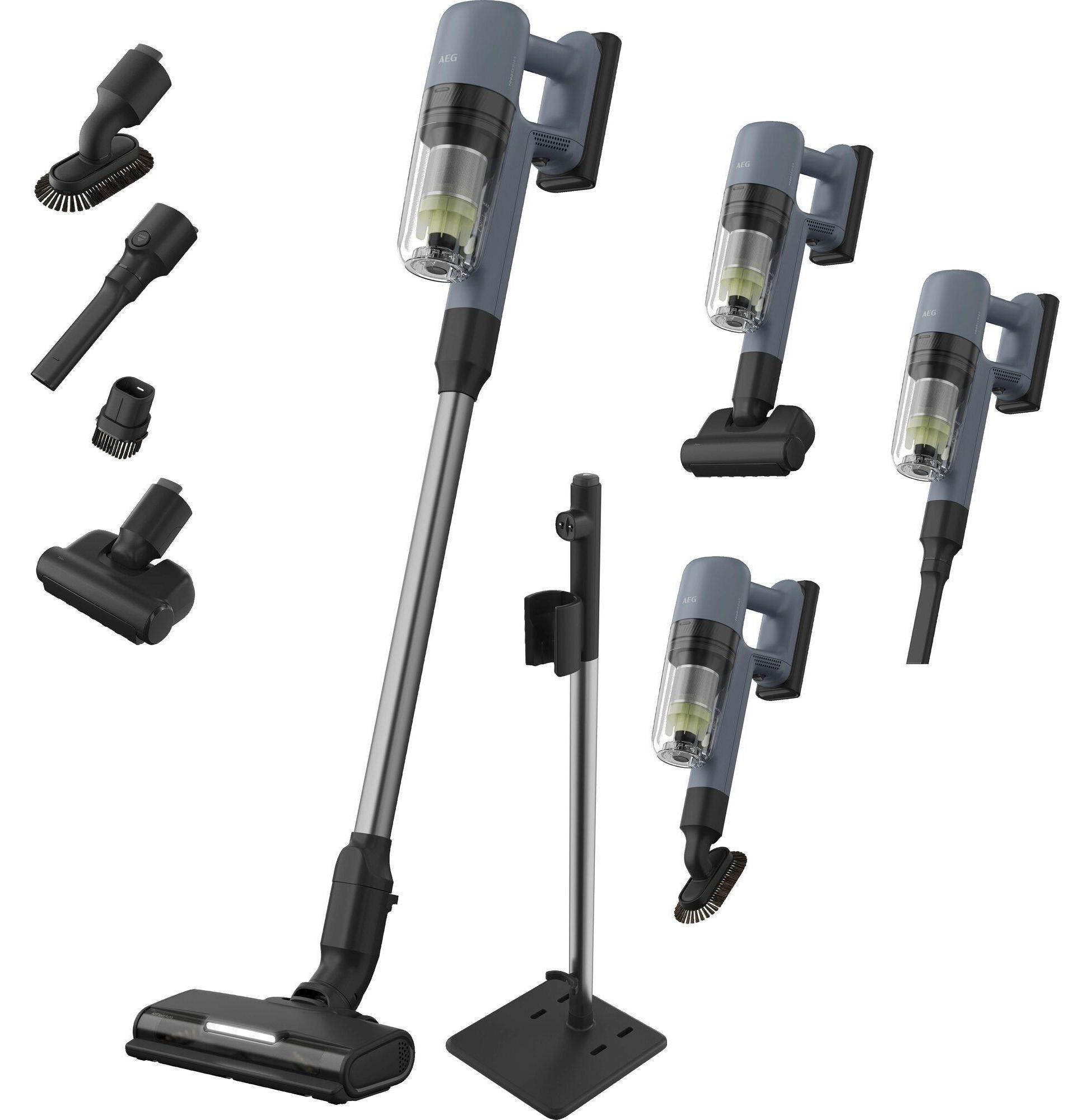 AEG AP72AB2EPP, Stabstaubsauger, Beutellos, Dunkelblau, 0,3 l, Trocken&Nass, HEPA