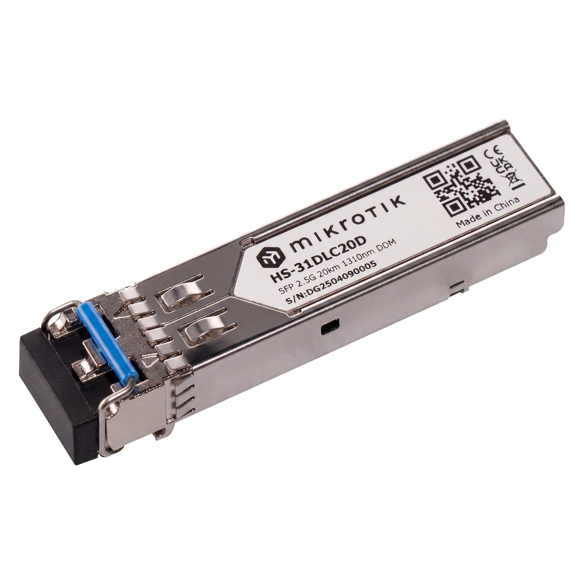 MikroTik 1G/2.5G Single-Mode Module 20km (HS-31DLC20D)