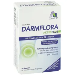DARMFLORA Aktiv Plus 100 Mrd.Bakterien+7 Vitamine 80 St
