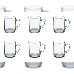 Duralex Teeglas 4020A Versailles 26 cl - Hartglas Transparent 6 Stück