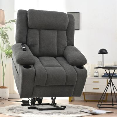 Kodotan sofa Power Lift Recliner Chair for Elderly,Fabric Lift Chairs for Living Room w/ Extended Footrest,Classic Single Sofa,Home Theater