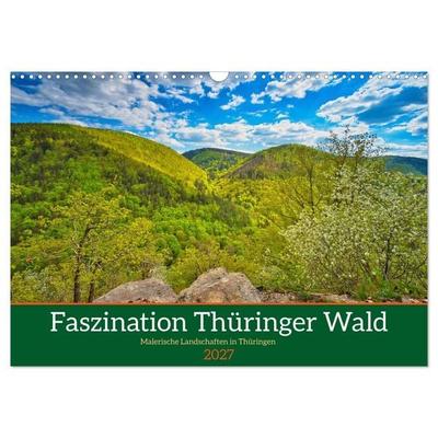 Faszination Thüringer Wald (Wandkalender 2027 DIN A3 quer), CALVENDO Monatskalender