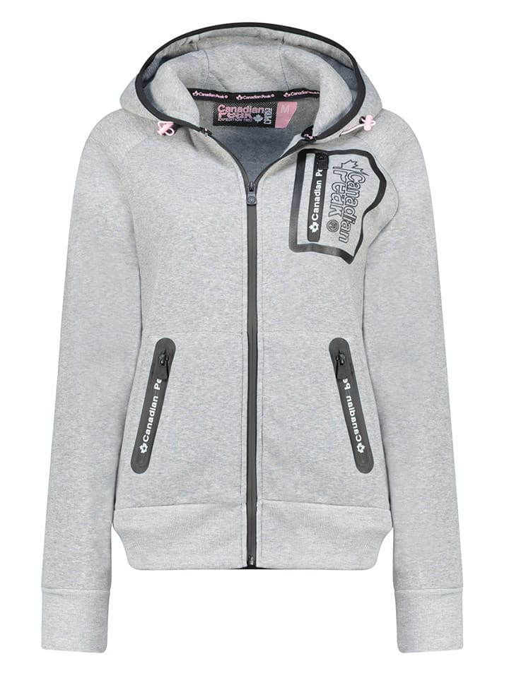Canadian Peak Sweatjacke "Fonaldeak" in Grau - S