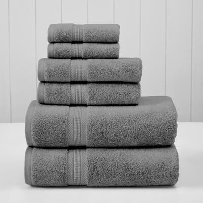 Modern Threads 6-Piece Rayon from Bamboo & Cotton Blend Towel Set