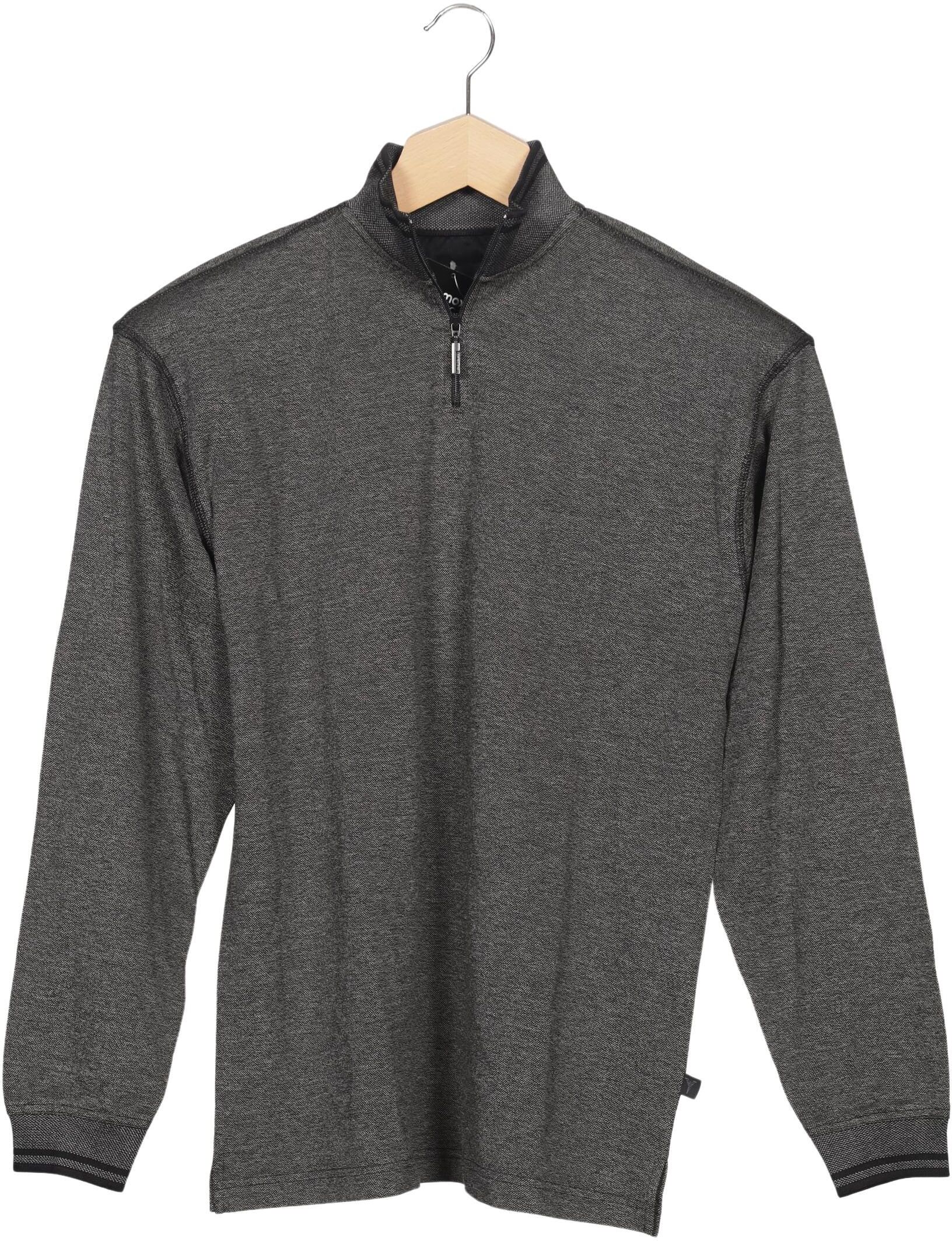 Carlo Colucci Herren Sweater, Grau, Gr. S, Baumwolle - Second Hand