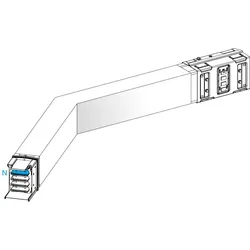 Schneider Electric KSA1000DLC43B KSA Winkelelement, 1000A, hochkant, Wahllänge, Winkel ? 90°